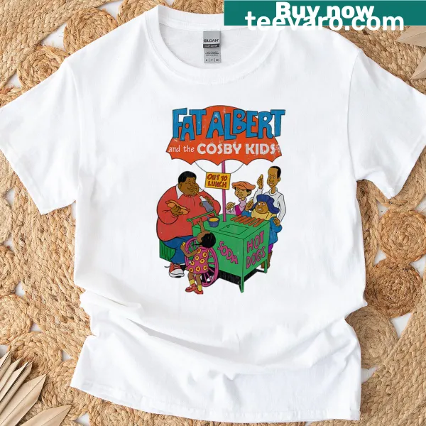 Vintage cartoon design featuring funny themes from kids' movies on a t-shirt.