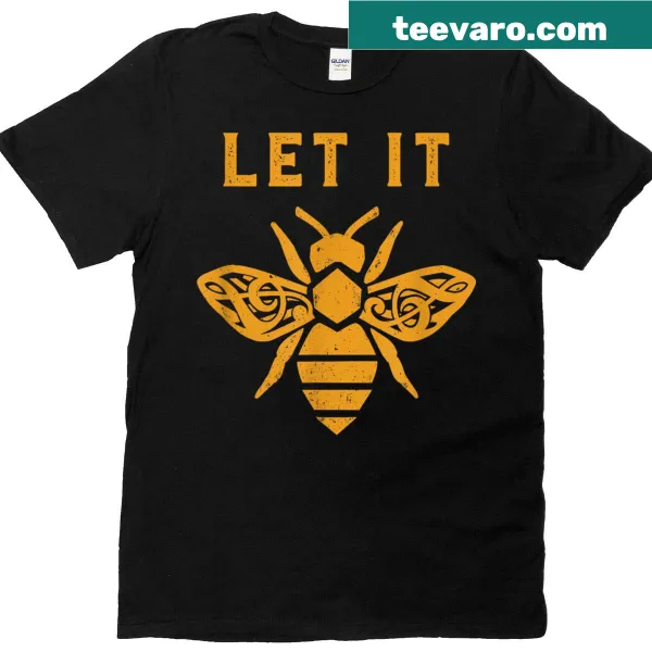 Pun t-shirt featuring treble clef and bee graphic