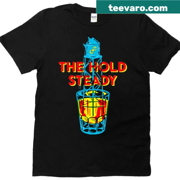 T-shirt featuring The Hold Steady logo