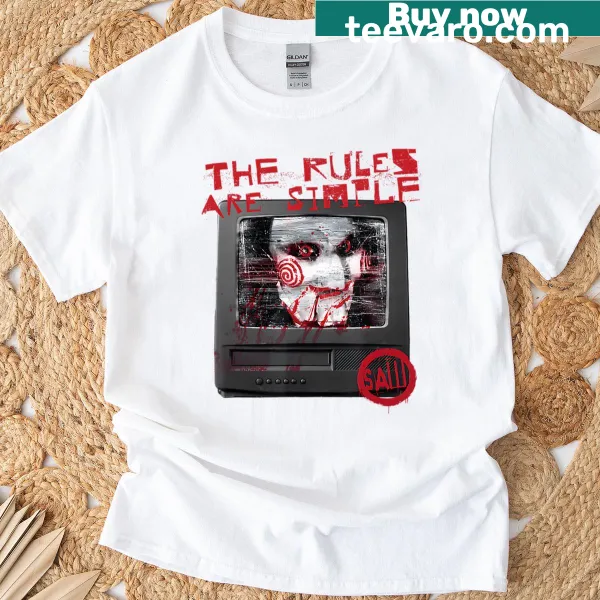 Vintage logo t-shirt featuring iconic horror movie characters
