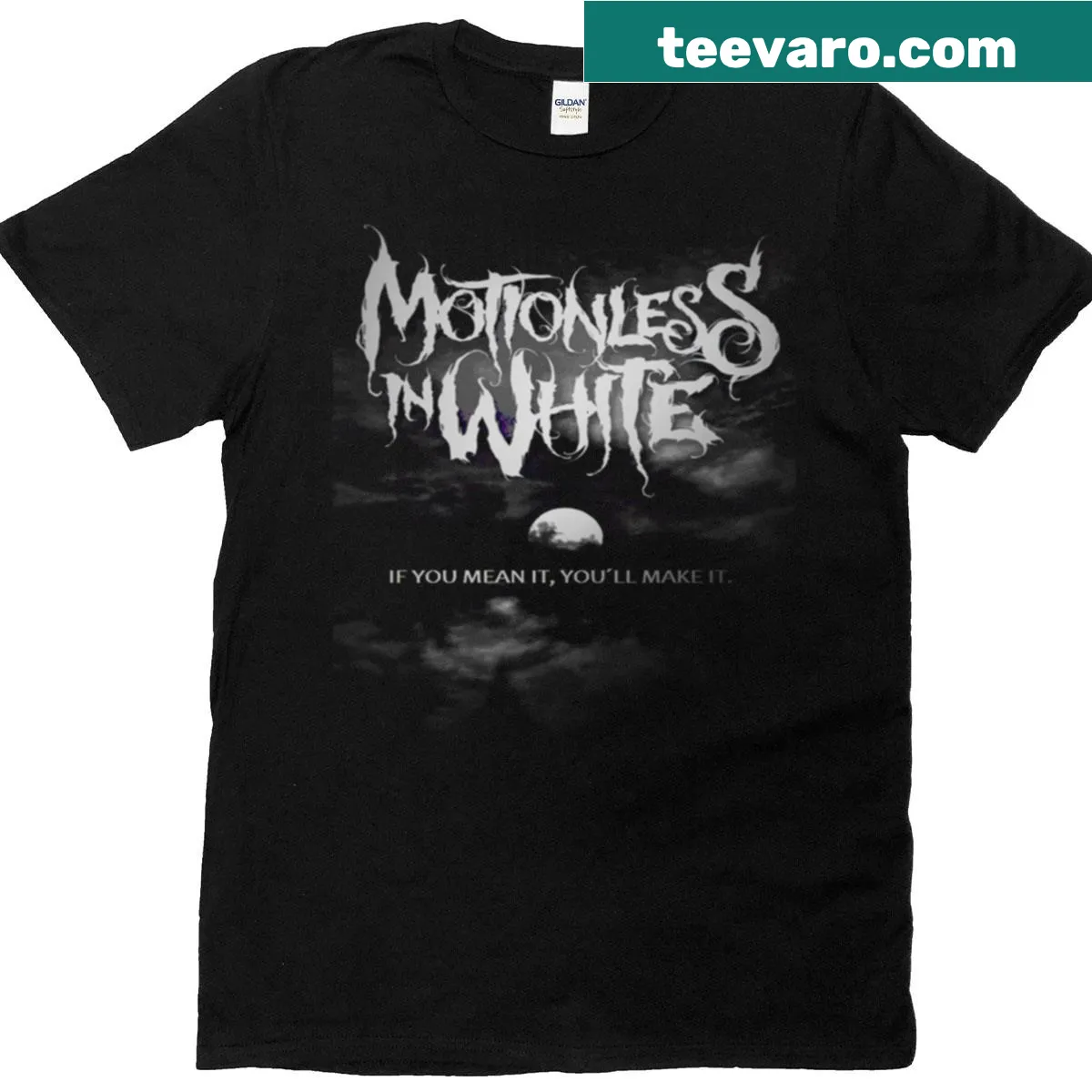 Vintage 90s band art logo t-shirt — on a men's t-shirt