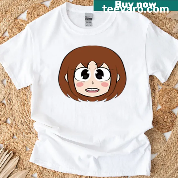 Ochaco Uraraka character T-shirt for anime fans