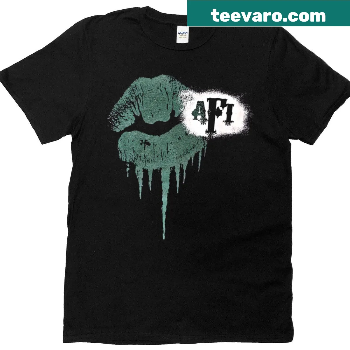 Vintage punk fan t-shirt celebrating 90s rock music — on a men's t-shirt