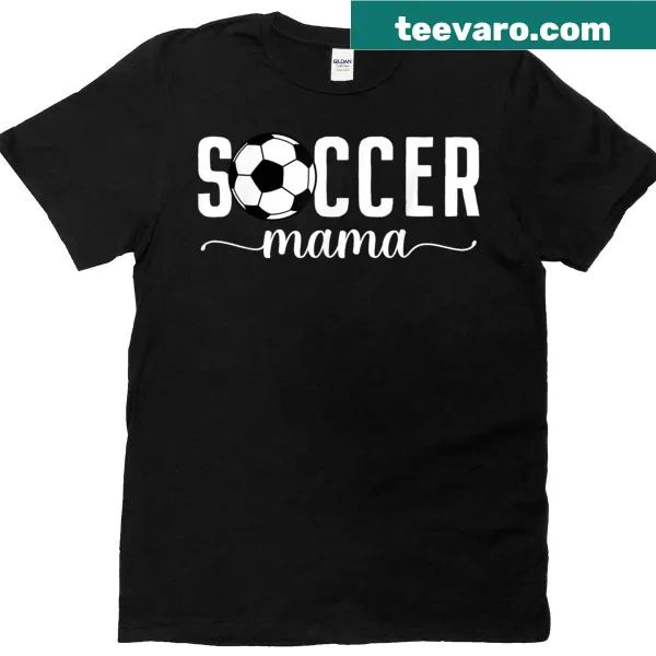 Soccer Mama T-shirt with bold typography for supportive moms