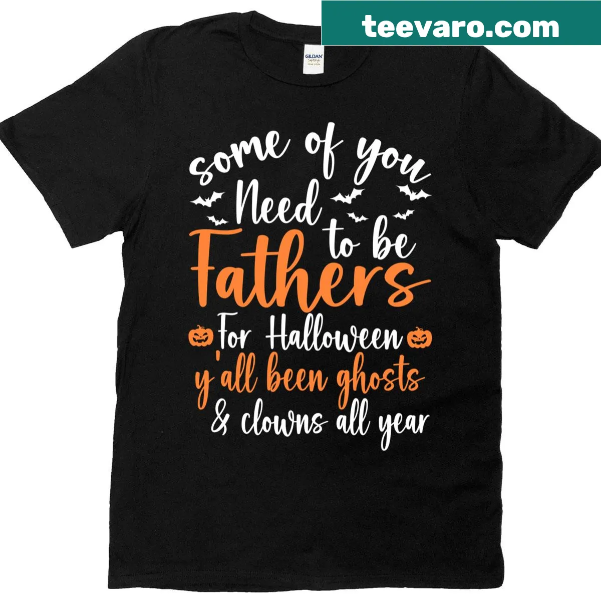 Sarcastic Halloween t-shirt with a humorous saying — on a men's t-shirt