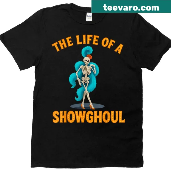 Retro Halloween skeleton design on a funny t-shirt