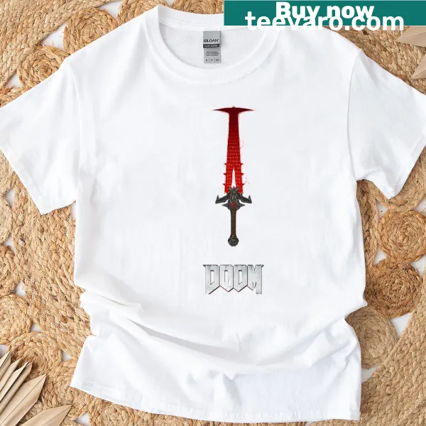 Vintage action video game t-shirt with a funny demon graphic