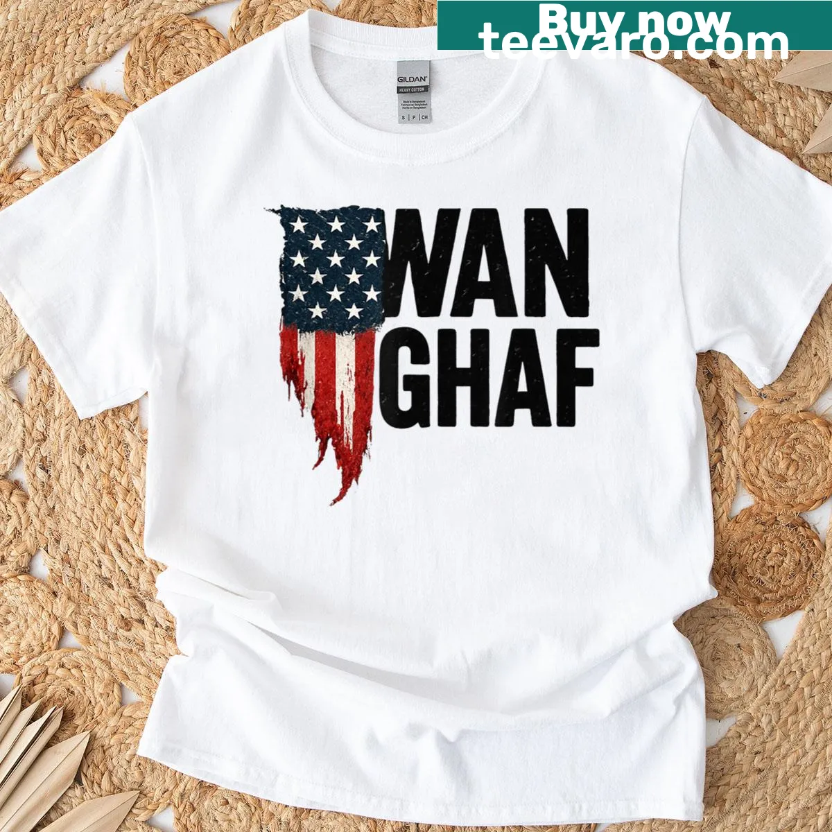 Funny meme graphic design by Wanghaf — on a men's t-shirt