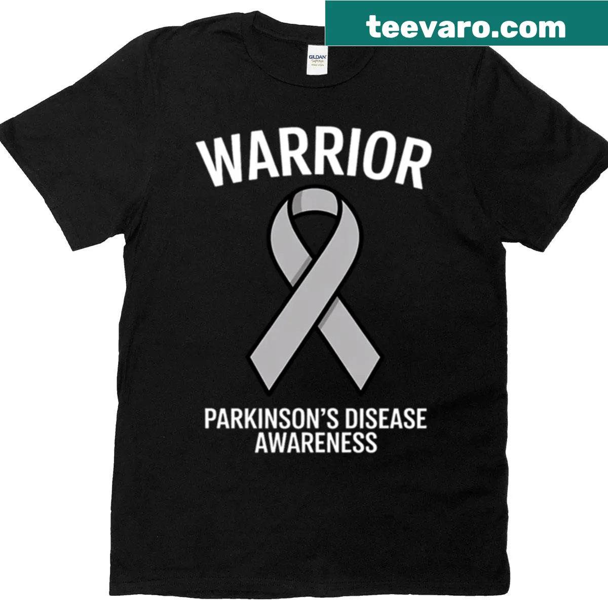 Awareness t-shirt for Parkinson's Disease with strong message — on a men's t-shirt