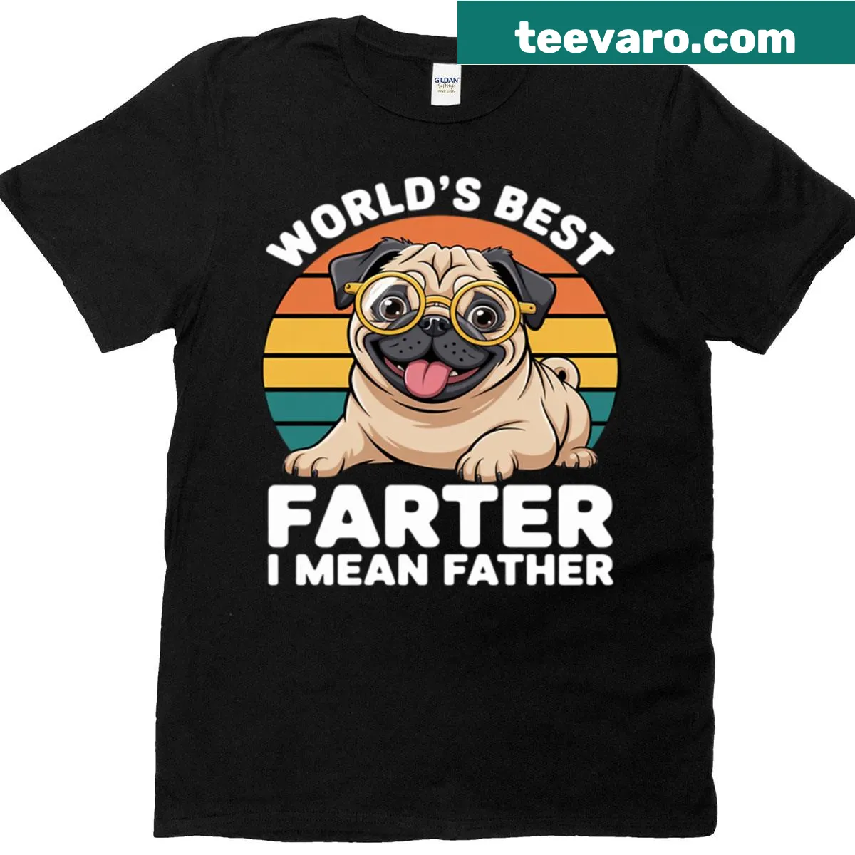 Humorous text design on a Fathers Day T-shirt. — on a men's t-shirt