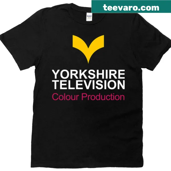 Vintage Yorkshire Television logo graphic on a T-shirt.