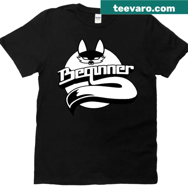 Cute cartoon design promoting beginner exploration on a t-shirt