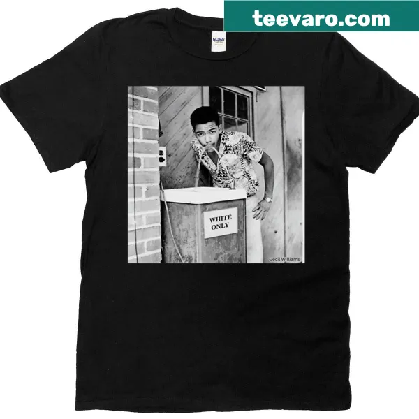 Playful typography t-shirt honoring Cecil Williams