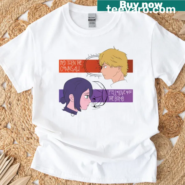 T-shirt featuring Denji and Reze from Chainsaw Man