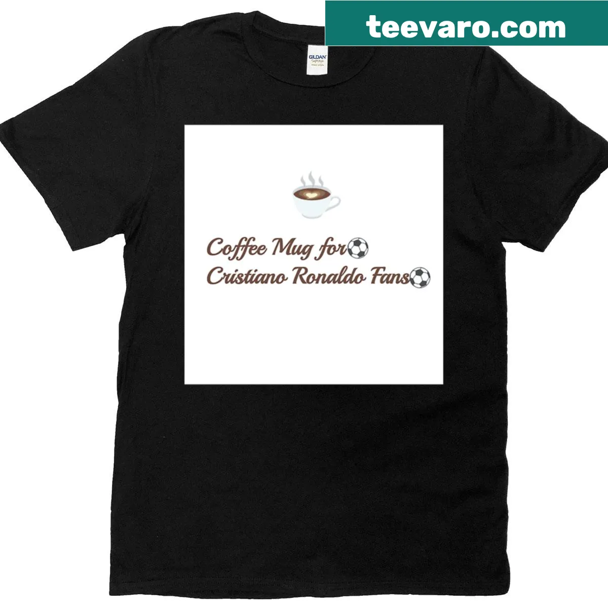 Illustration of Cristiano Ronaldo on a sports T-shirt. — on a men's t-shirt