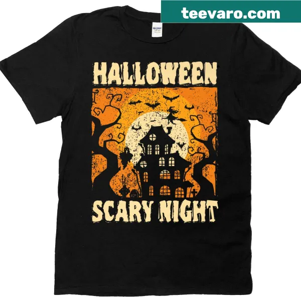 Cheerful Halloween themed T-shirt with playful designs for the season