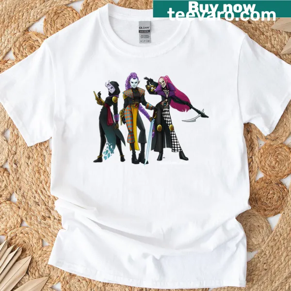 Fantasy-themed Daemonette Hunters t-shirt design