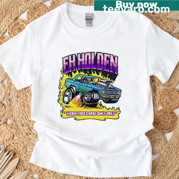 EH Holden themed t-shirt with a humorous rivalry statement