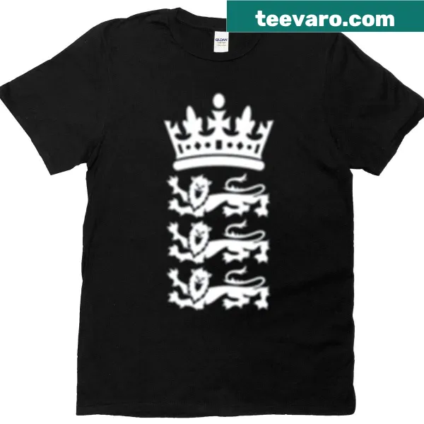 England Cricket Team logo T-shirt, featuring the iconic team emblem