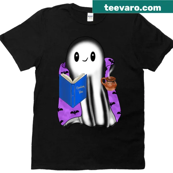 Playful ghost design on a cozy t-shirt