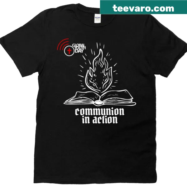 Global Youth Day 2026 themed t-shirt promoting unity.