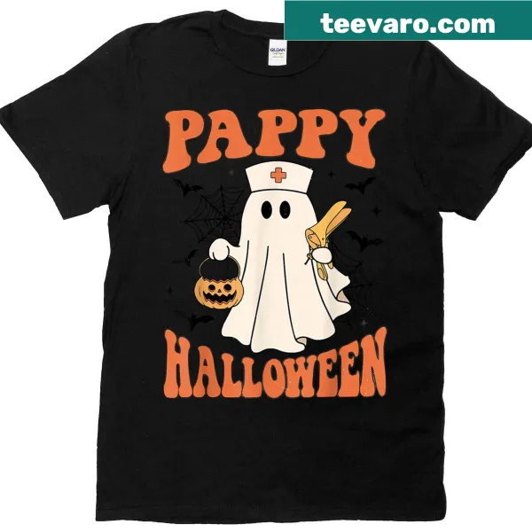 Funny Halloween nurse t-shirt with ghost and OB-GYN references