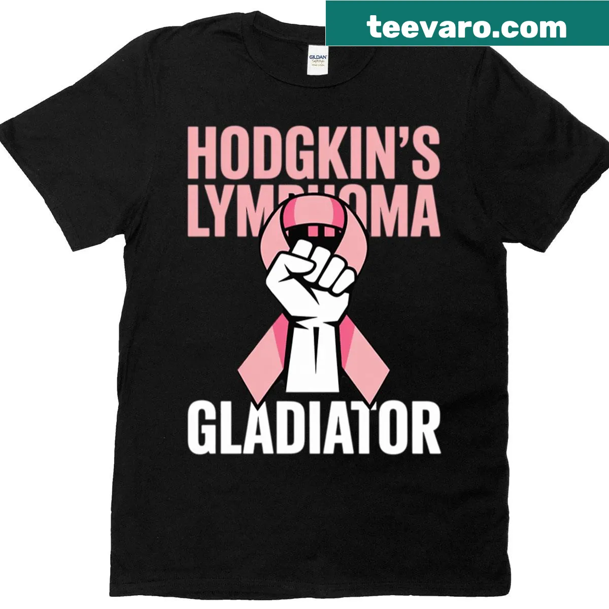 Hodgkin Lymphoma awareness T-shirt with a meaningful graphic — on a men's t-shirt