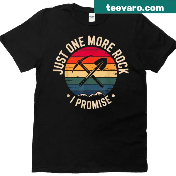 Funny geology graphic t-shirt with rock collecting phrase