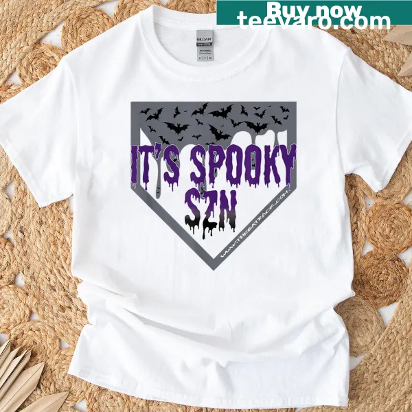 Illustration of a bat character above the word 'BAT' on a t-shirt