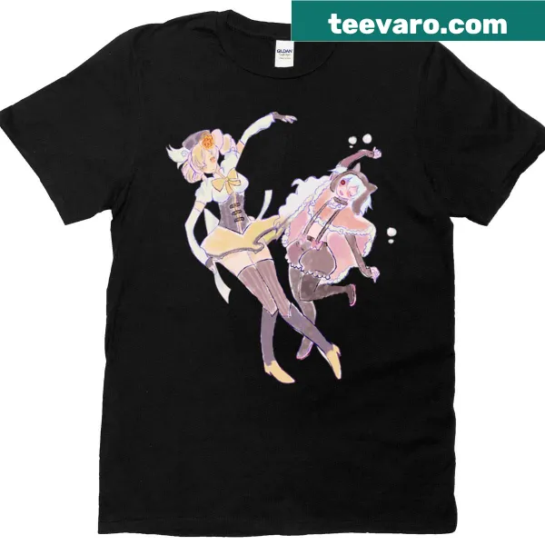 Mami and Nagisa T-shirt featuring beloved anime characters.