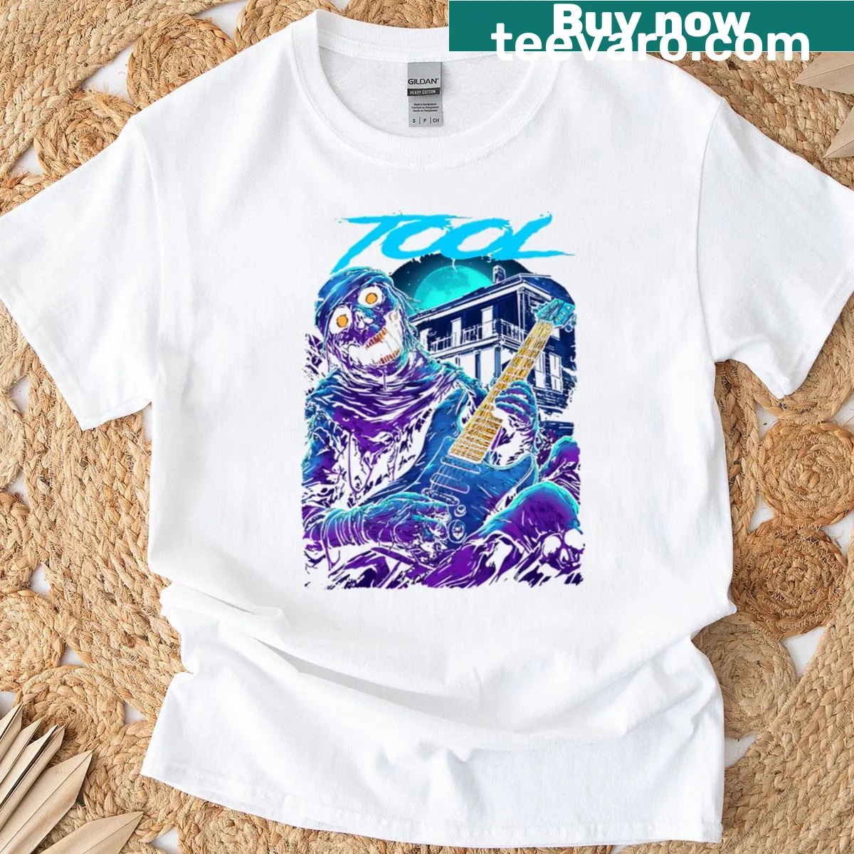 Illustrative T-shirt featuring Maynard James Keenan and Adam Jones' collaboration — on a men's t-shirt