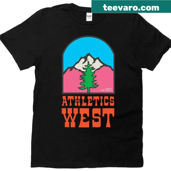 Vintage athletics T-shirt featuring 80s logomark design