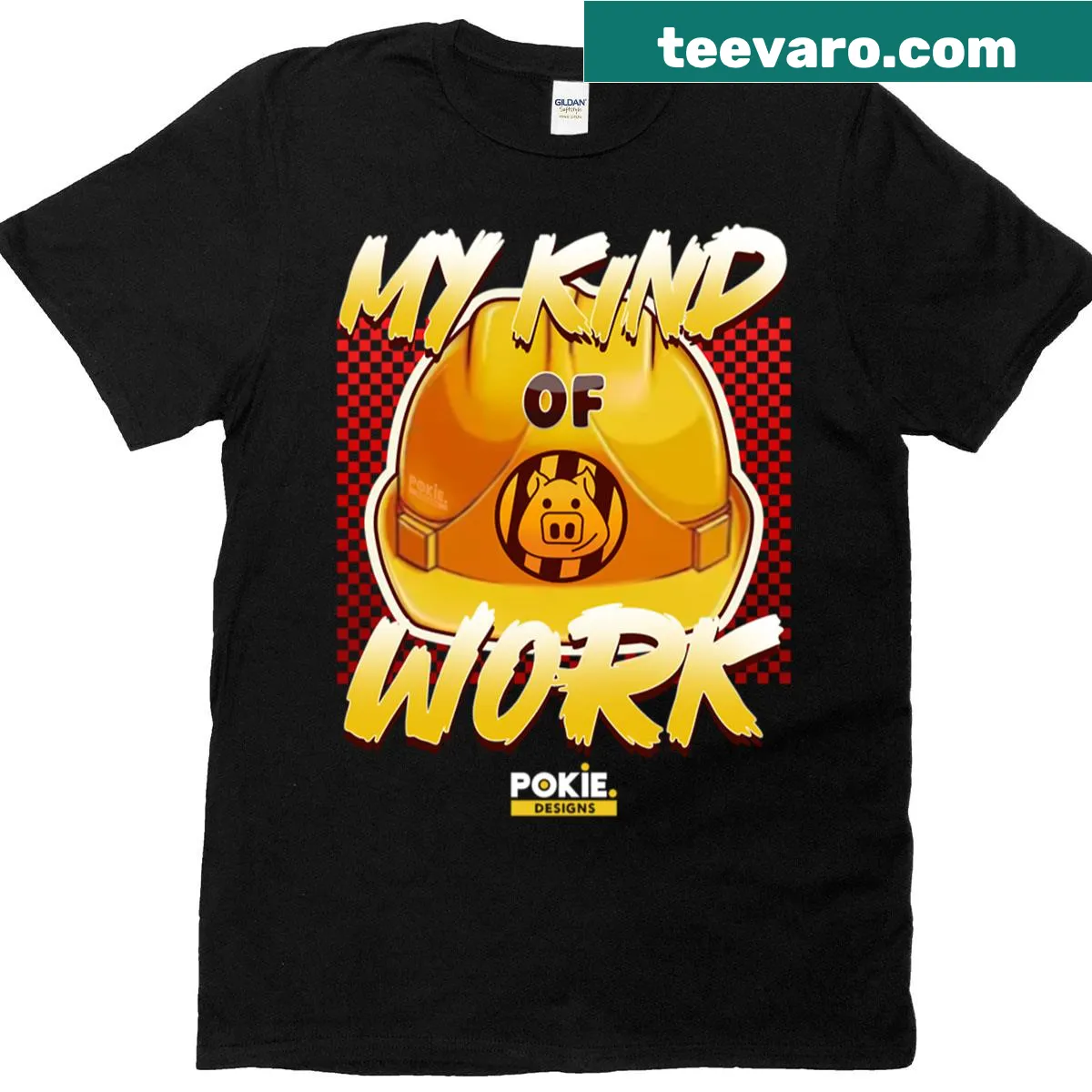 Playful dad-themed T-shirt with humorous illustration — on a men's t-shirt
