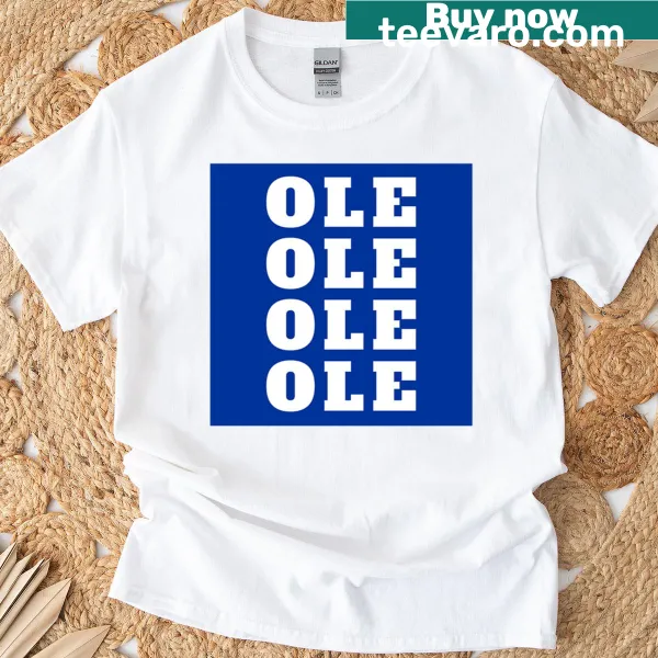 Ole Ole Ole Ole chant graphic T-shirt