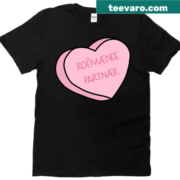 Fantasy-themed T-shirt with candy heart graphic