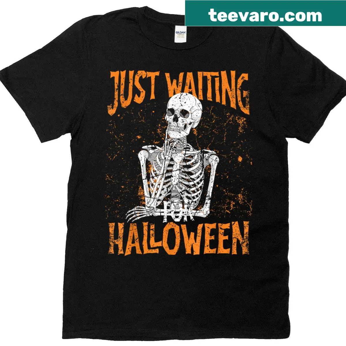 Playful T-shirt featuring a whimsical skeleton design. — on a men's t-shirt