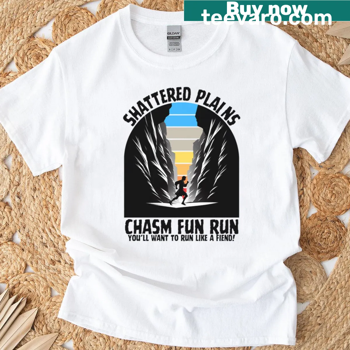 Graphic t-shirt inspired by Stormlight Archive series — on a men's t-shirt