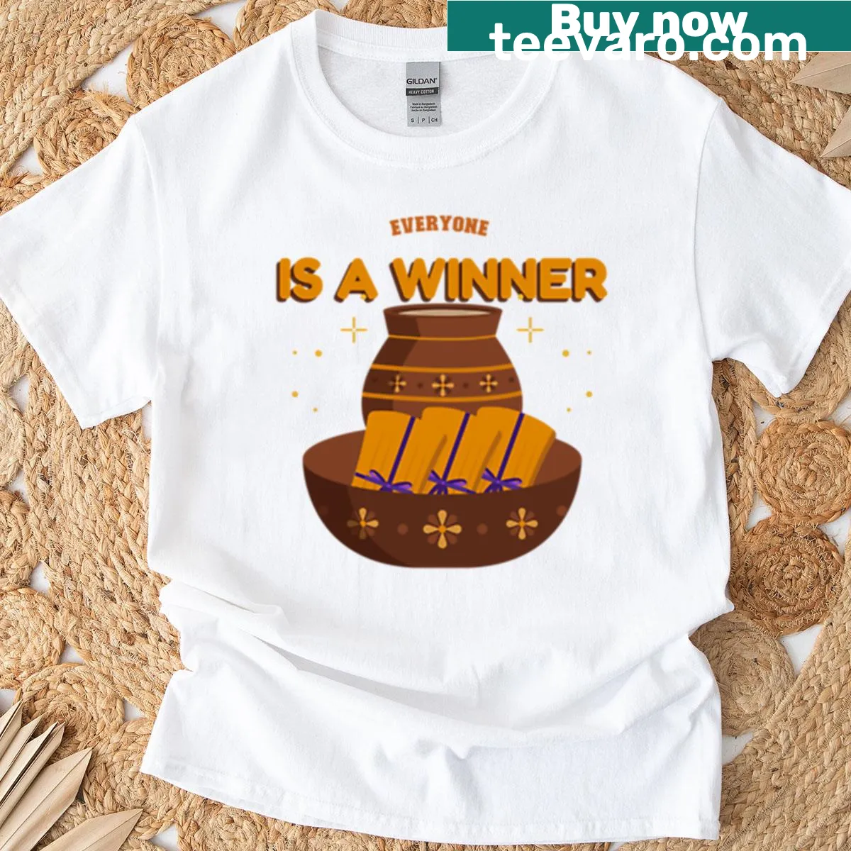 Playful design of tamales celebrating food culture — on a men's t-shirt
