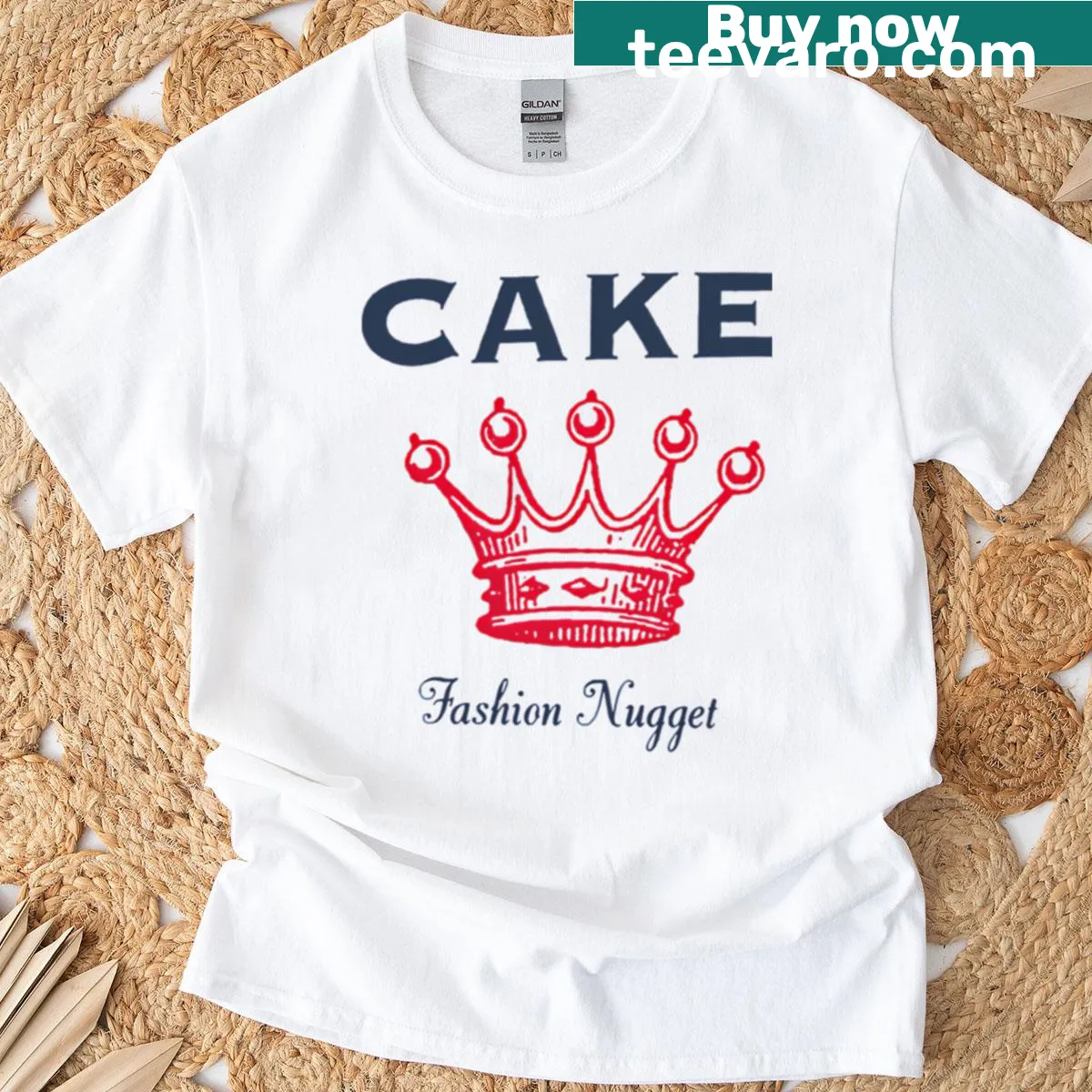 Vintage Style Creative Design With Soul Featuring Cake T-shirt with whimsical cake design — on a men's t-shirt