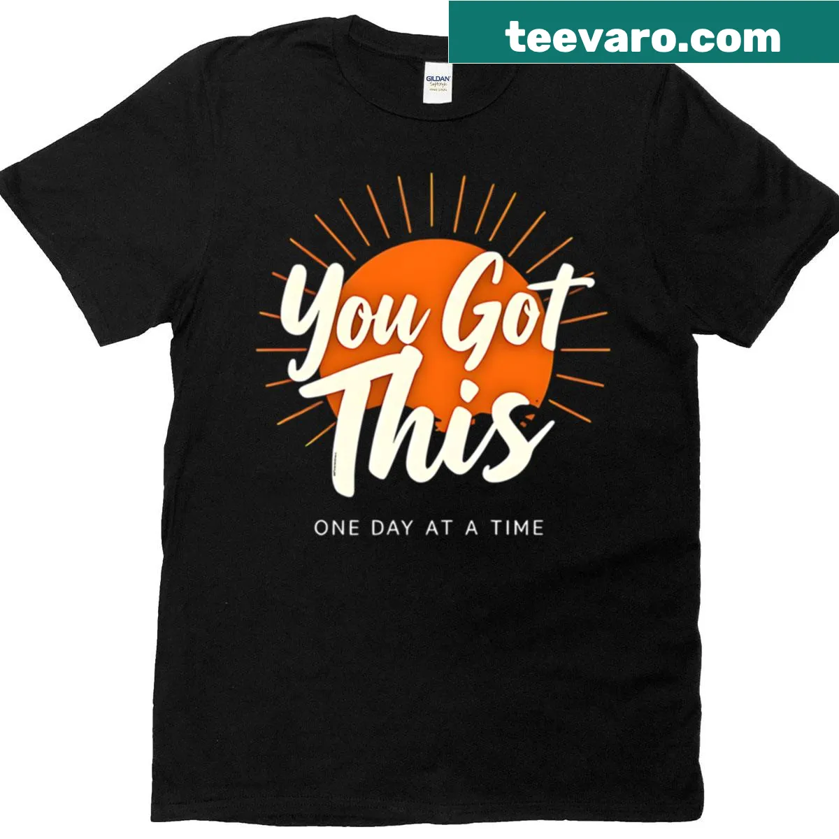 Inspirational 'You Got This' typography on a t-shirt. — on a men's t-shirt