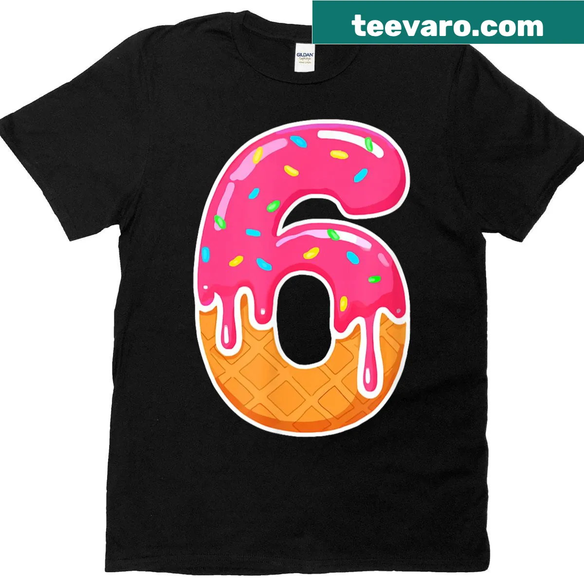 Funny couple T-shirt featuring an ice cream graphic for Halloween — on a men's t-shirt