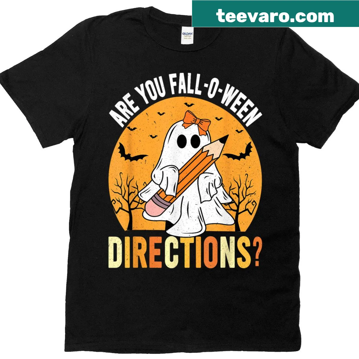 Funny Halloween quote T-shirt with a sarcastic twist — on a men's t-shirt
