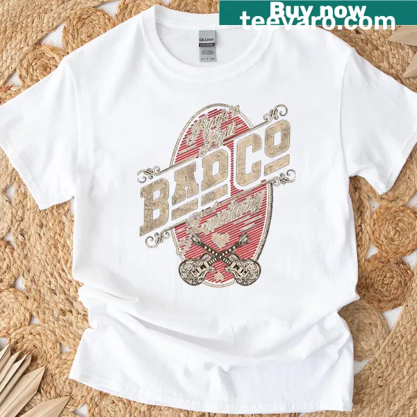 Vintage-style T-shirt featuring Bad Company design