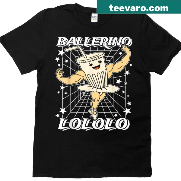 Funny cartoon t-shirt featuring Italian humor and Gen Z memes.