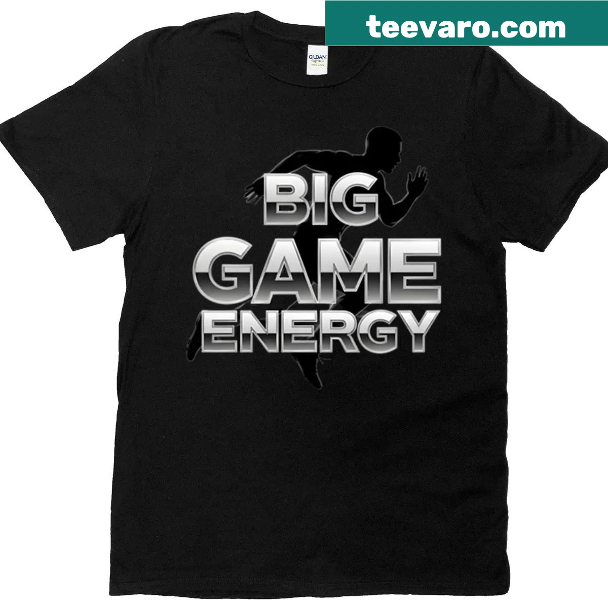 Bold graphic t-shirt expressing enthusiasm for sports and game day — on a men's t-shirt