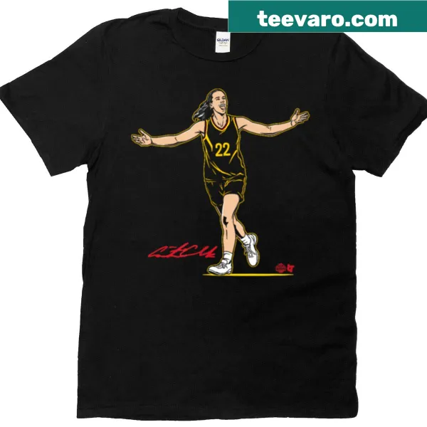 Shirsey with text 'Caitlin Clark Ind 22' for basketball fans