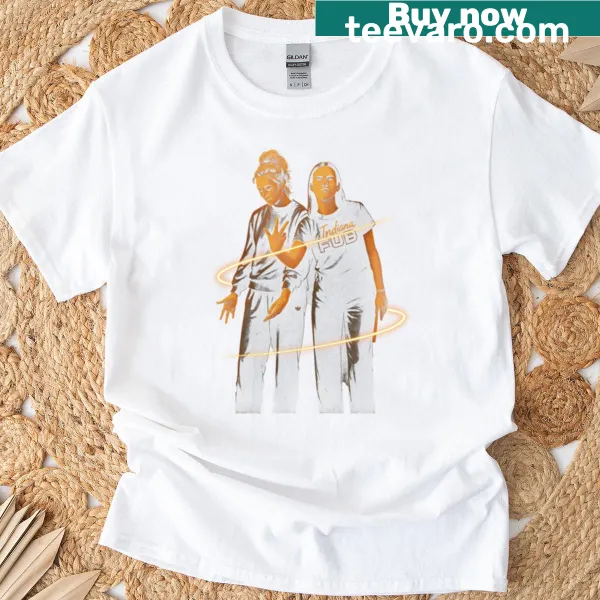Caitlin Clark and Sophie Cunningham collaboration graphic T-shirt