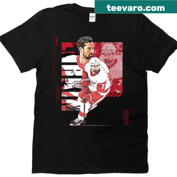 Cartoon design of a hockey player on T-shirt