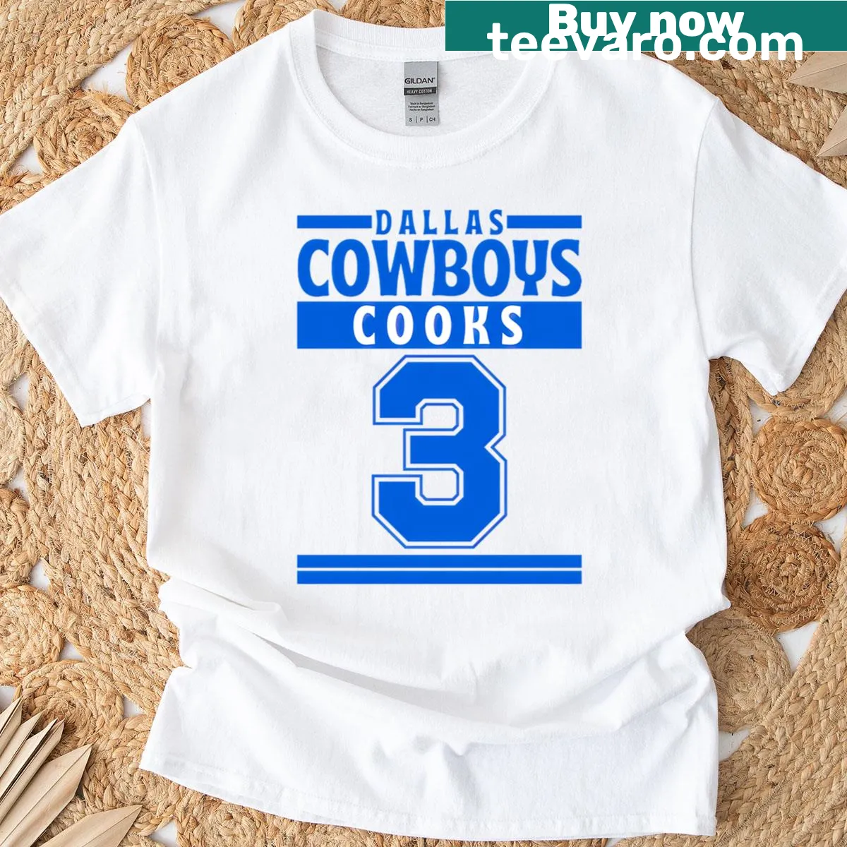 Limited edition Dallas Cowboys fan art T-shirt — on a men's t-shirt