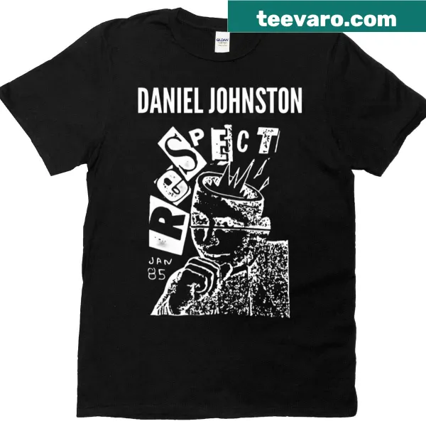 Daniel Johnston psychedelic design T-shirt featuring emotional visuals